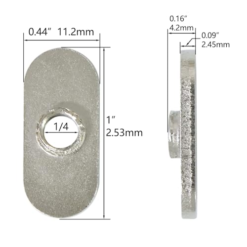 20 packs 1434-20 centered hole sliding t-nuts for 10 series t track extrusions t slot accessories for aluminum extrusion profile rail