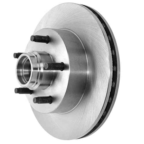 Image of Detroit Axle - Front Brake Kit for 1998-2001 Ford Ranger Mazda B2500 | 1998-2000 Mazda B3000 B4000, Disc Brake Rotors Ceramic Brake Pads 1999 Replacement 10.28 inch inch Rotors