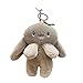 YYHMKB Peluche ravanello coniglio borsa ciondolo bambola bambola ciondolo cartone animato coniglio coppia bambola portachiavi