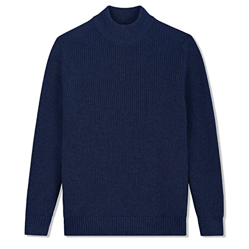 Image of Kid Nation Boys Sweater Cotton Quarter Zip Sweater Kids Cable Knit Pullover | Casual 1 /4 Zip Sweater for Child 3-14 Years (Previously Amazon Essentials)