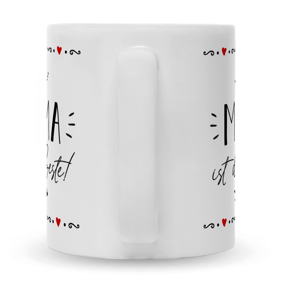 True Statements Tasse Avec Inscription En Allemand « Glück Ist Eine Mama Wie Dich Zu Haben » - Joli Cadeau Pour La Fête Des Mères, Noël Ou Un Anniversaire - Couleur