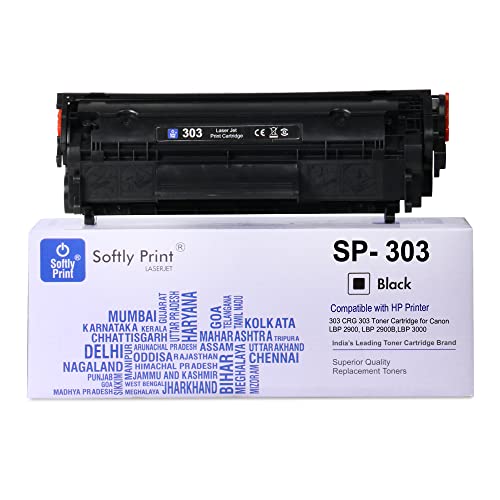 Image of 303 for Canon 303 / 703 / 103 CRG 303 Toner Cartridge Compatible with Canon LBP2900, LBP2900B, 3000, L120, L140,L160 - Pack of 10
