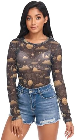 celestial mesh top