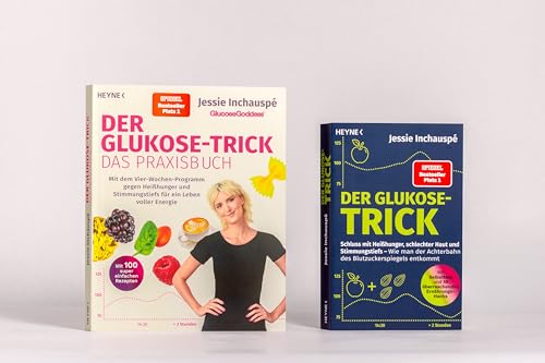 Der Glukose-Trick: Schluss mit Heißhunger, schlechter Haut und Stimmungstiefs – Wie man der Achterbahn des Blutzuckerspiegels entkommt - Mit Selbsttest und Ernährungs-Hacks, SPIEGEL-Bestseller #1