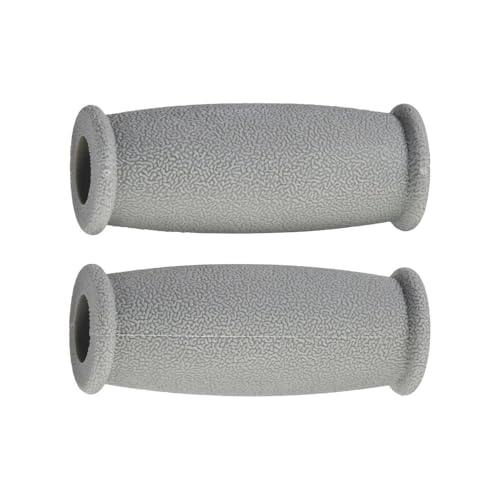 Sammons Preston Latex Free Closed Style Handgrips, Sold in Pair, 4"L x 1.5"W, Crutch Hand Pad, Crutch Cover Set, Crutch Cushions, Easy Application Crutch Accessory Kit, Comfortable Hand Grips