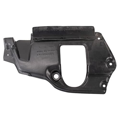 Image of TRQ Left Engine Splash Shield Black Drivers Side Compatible with 2008-2021 Toyota Land Cruiser TO1250128