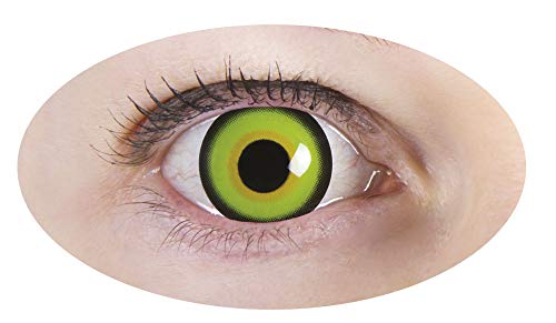 P'TIT CLOWN - 55547 - Lentilles de Contact Magicien (sans correction) - Journalières - Parfaites pour Compléter votre Déguisement pour Halloween, Carnaval et autres Fêtes Costumées - ∅ 14.2 mm