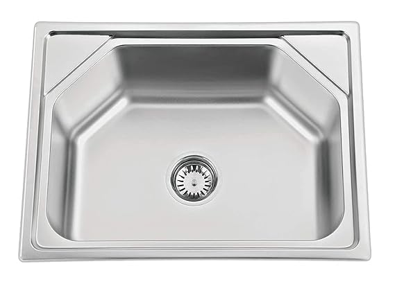 Denmark Stainless Steel Machine Made Kitchen Sink, 18x16x9 inches, 2.5 kg, Matt Finish, With Coupling, Vessel Sink, Silver (B0D9S78CJ1) Amazon Price History, Amazon Price Tracker