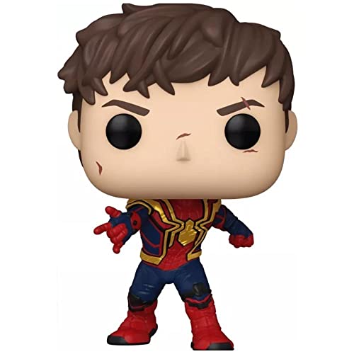 Funko 68367 Pop! Marvel: Spider-Man No Way Home - Spider-Man (Unmasked Exclusive) #1169, Red-blue - Image 3