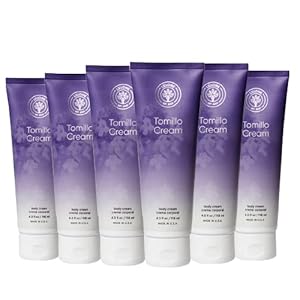 L’EUDINE Thyme Body Cream – Pack of 6 – 4fl oz Tomillo Massage Cream – Soothing Respiratory Tract and Airways – Decongestant Emollient Cream for Kids and Adults – Great for Cold Season