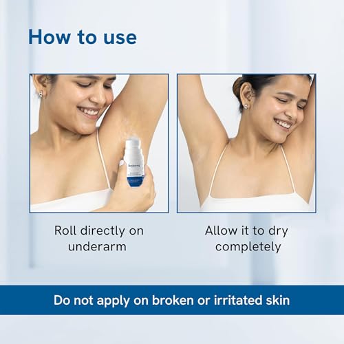 Image of 4% Aha Bha Underarm Roll On 50ml | 2% Lactic Acid, 1% Mandelic Acid, 1% Salicylic Acid | Controls Odour & Reduces Pigmentation | 0% Alcohol & 0% Aluminium | Flora Fragrance