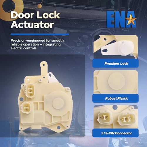 Image of ENA Front Left Driver Side Door Lock Latch Actuator Compatible with Honda Accord Civic CRV Fit Odyssey S2000 Insight Acura MDX TL CL 1999 2000 2001 2002 2003 2004 2005 Replacement for 72155-S5A-A01