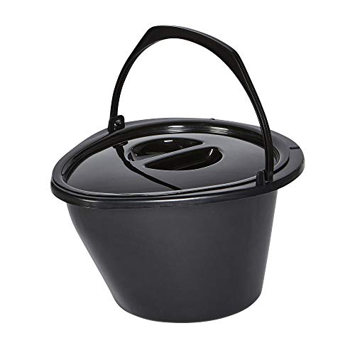 ZENO Camping Toilet 5L | Portable Toilet | Portable Toilets for Adults | Large, Lightweight, Compact Camping Toilets | Includes Commode Bucket, Paper Holder | Great for Outdoor Use | No Assembly - Image 5