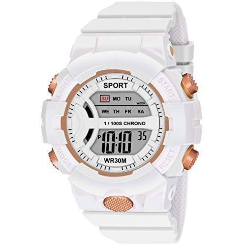 Image of Digital Unisex Watch (Multicolour Dial Multi Colored Strap)