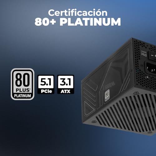 Yeyian Alimentatore Orion 1300W ATX 3.1 – Certificazione 80+ Platinum, PCIe 5.1, condensatori giapponesi, compatibile con NVIDIA e AMD – Alta efficienza e potenza reale - Alimentatore - Immagine 2