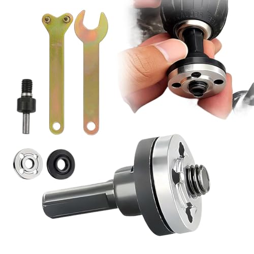 Set de Accesorio para Taladro Eléctrico y Adaptador para Amoladora Angular de Corte 2