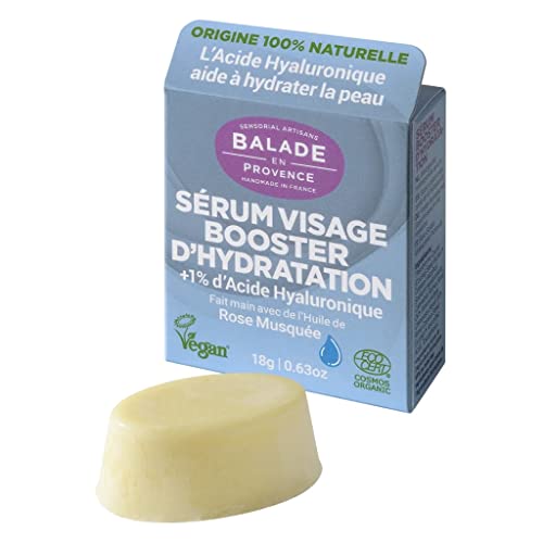 Balade En Provence Suero hidratante – 18 g de suero para la piel, apto para la cara, suero de ácido hialurónico para mujeres y hombres | Tratamiento para el cuidado de la piel