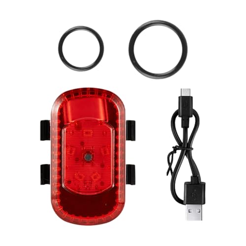 LEDバイクテールライトUSB充電式 - 防水性リアターンシグナルランプ、ナイトライド安全性懐中電灯|都市通勤と屋外ライディング用のIPX5定格サイクリングライト、大人と子供用のリアリフレクター