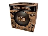  Robert Frederick FBALL03 - Balón de fútbol de Vinilo Unisex en Caja de Papel Kraft, Estilo Vintage 1863, Color marrón, 5 Unidades