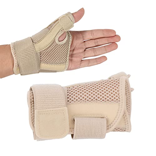 Brrnoo Karpaltunnel-Handgelenkbandage, Handgelenkbandage Stabile Einstellbare Arthritis-Daumenschiene für Karpaltunnelsehnenentzündung, Handgelenkbandage Karpaltunnel Rechts Linke
