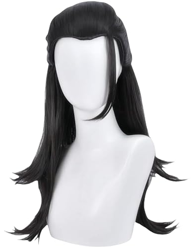 呪術廻戦 夏油傑 ウィッグ げとう けつ 散髪 コスプレ ウィッグ コミケ、ハロウイン、学園祭、文化祭、クリスマスのパーティーやコスチューム 耐熱性+ネット付き
