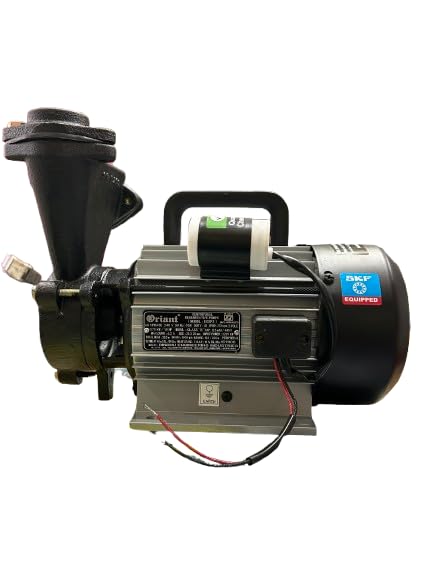 Image of BINDHU 1HP Self Priming Water Pump, Single Phase Copper Winding, 80 Feet Maximum Height,Pipe Size 1 x 1
