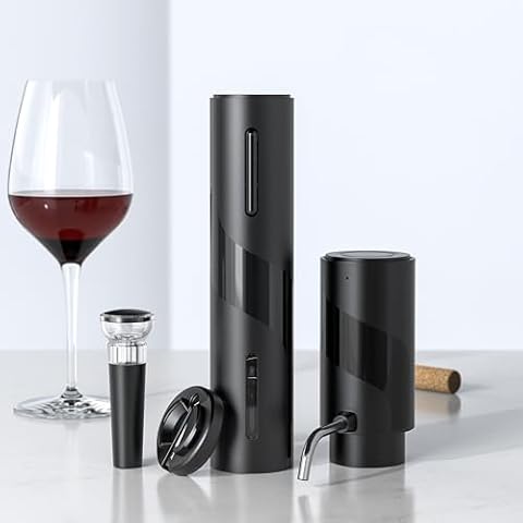 KAVYDENS 4-in-1 Electric Wine Opener Set Cover