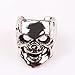New American Punk Skull Bone Clamp Men and Women Clip Earrings