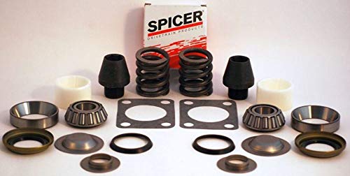 Fit Ford DANA 60 KING PIN REBUILD KIT BEARING BUSHING SPRING GASKET DANA SPICER
