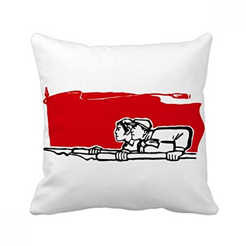Housse de coussin rouge lavable pour rénover et protéger un canapé - 2