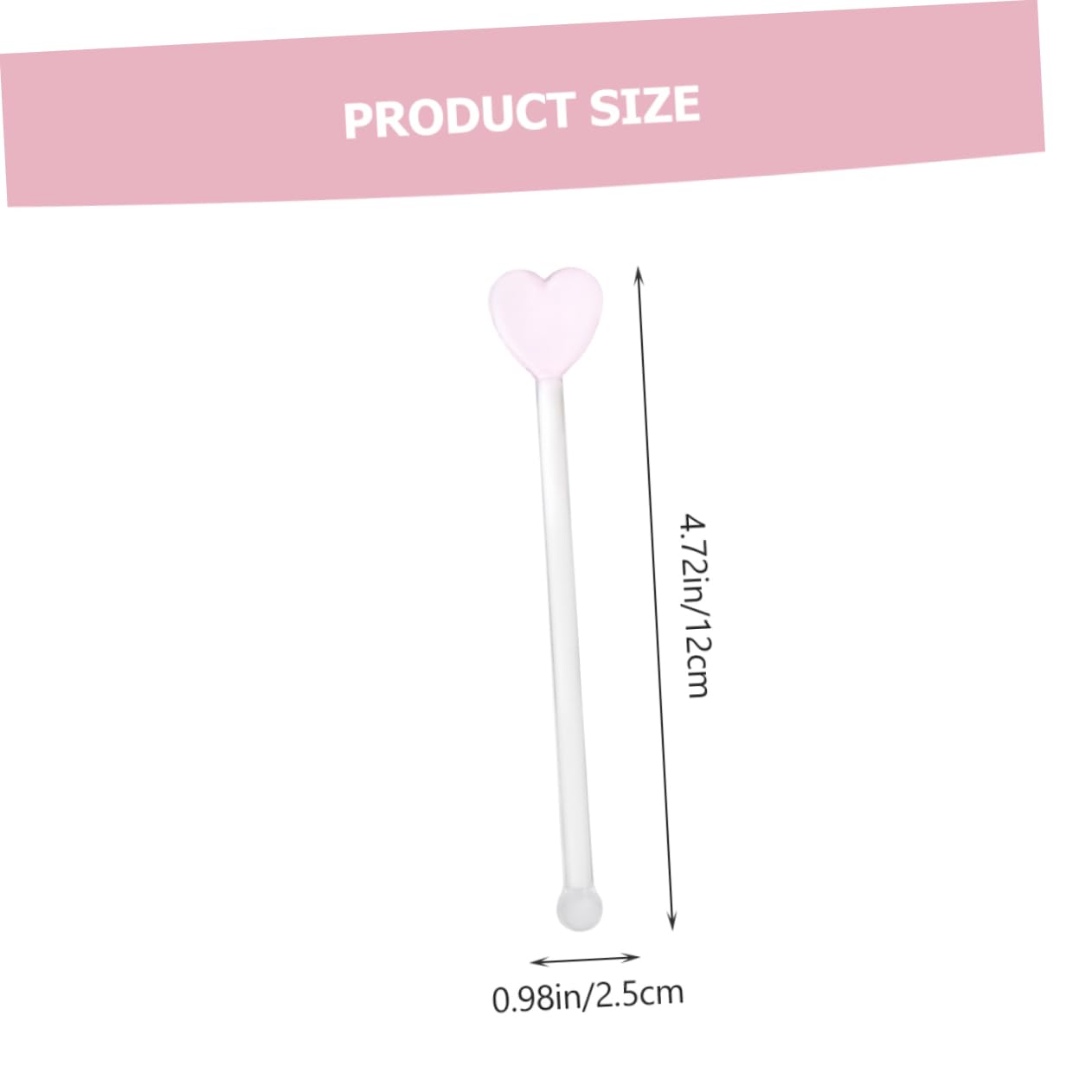 BRIGHTFUFU 6Pcs Glass Mixing Rods Elegant Cocktail Swizzle Sticks Unique Design for Drinks and Milk Tea for Home Bars and Gatherings