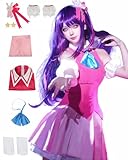 Ai Hoshino Cosplay Costume, Manga Oshi No Ko Idol Cosplay Dress Outfit with Wig, Anime Performance Suit for Women, Halloween (Style 2, S)