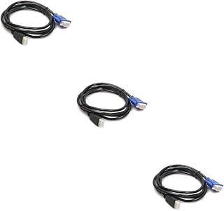 ARTIBETTER - to- Adapters 3pcs High-Definition DVD Player Cable Tv Set Cable Superior Signal Transfer Cable Data Transfer Rate Cable Projector/v Receiver Cable Video Splitter Adapter