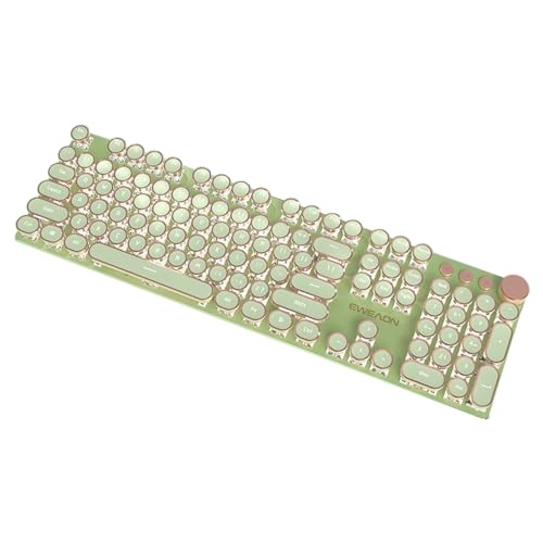 【新品】EWEADN レトロパンク メカニカルゲーミングキーボード EWEADN-ポータブルメカニカルゲーミングキーボード,104キー