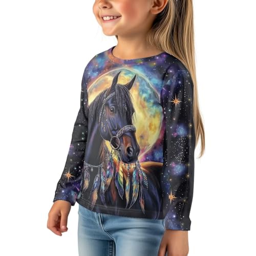 Image of Uourmeti Teens Girls Long Sleeve T Shirts Fall Outfits Boys Active Sportswear Running Tops
