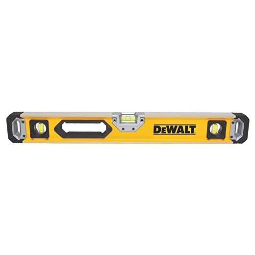 DEWALT DWHT4302524 inch Magnetic Box Beam Level, yellow/black, full size