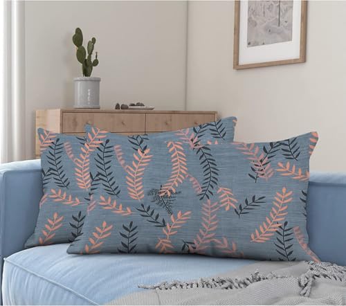 Image of la' amour Premium Cotton Elastic Fitted Bedsheets with 2 King Size Pillow Covers Double Bed with All Around Elastic Supersoft Size - 72 King Sizex78+10 inches Grey and Beige Abstract 200 tc - 220 tc