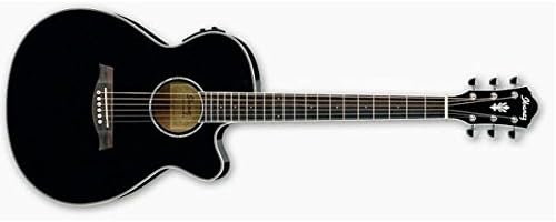 Amazon.com: Ibanez AEG10II Cutaway Guitarra acústica-eléctrica, Negro, 0 :  Instrumentos Musicales