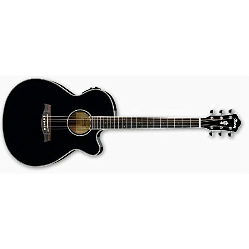 Buy Ibanez AEG10II Cutaway Acoustic-Electric Guitar Black Online at