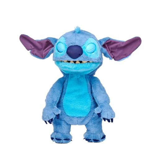 Disney Stitch Puppetronic by Real FX von Lilo & Stitch, elektronisches Plüschtier, 45 cm, 100+ Kombinationen von Aktionen und Klängen, realistisches Spielzeug mit Sensoren und Reaktionen, ab 6 Jahren