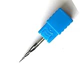 2PCS/Package JERRAY CNC Carving 2 Flutes Tapered Ball end Mills Angle 5.09° Tip Radius=0.25mm X 1/8