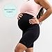 Motif Medical Pregnancy Support Shorts, Black, Large