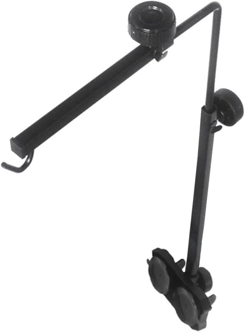 Sturdy Bracket for Reptile Lamp Holder Mounting Stand for Turtle Basking Light Fixture for Aquarium Decor and Heat Light Fish Tank