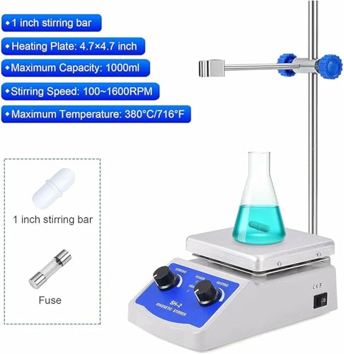 Agitateur magnétique de laboratoire compact à double commande rotative indépendante - 5