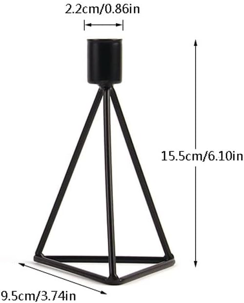Vintage Candelabra Nordic Minimalist Golden Candle Holder Tabletop Pole Candle Holder Suitable for Dinner Living Room Kitchen Dining Room Candle Stand(Small)