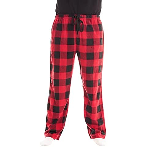 #followme Polar Fleece Pajama Pants for Men 45902-10678-RED-S Cover