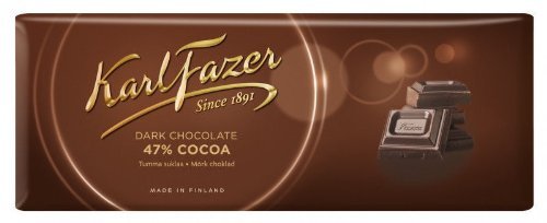 Zartbitterschokolade, Kakao 47% von Finnland by Karl Fazer [8er Pack]