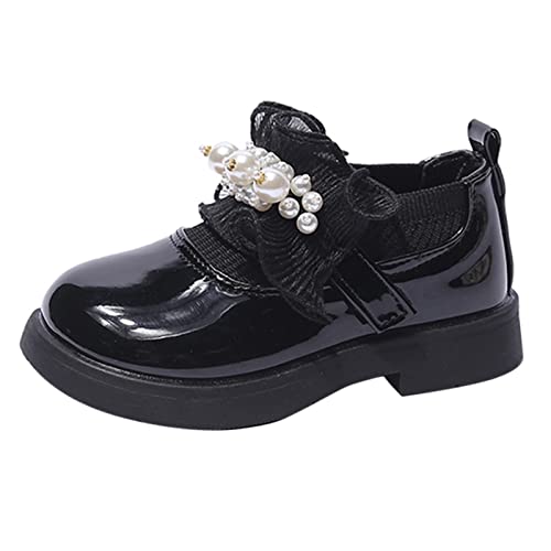 Lightweight Toddler Shoes Girls Low Heel Shoes PU Dress Shoes Casual House Shoes for Party Wedding 212 Years