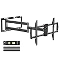 MOUNTUP Long Arm TV Wall Mount with 40’’ Extension, Full Motion TV Mount for Most 42''-90'' TVs, Corner Bracket with Swivel Tilt Max VESA 800x400mm Load Up to 150 LBS Fit 16/18/24'' Stud MU0059