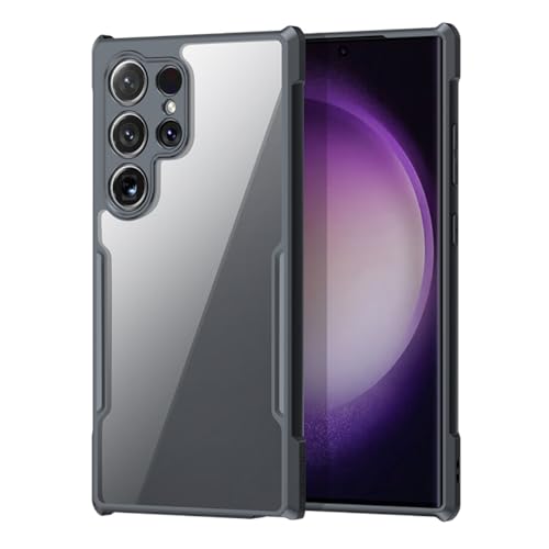 Image of PRITO Samsung S24 Ultra Clear Case - Clear Beatle Slim Phone Case With Hard Pc Back, Soft Tpu Edges, Non-Yellowing, Shockproof Protective Cover For S24 Ultra (S24 Ultra)